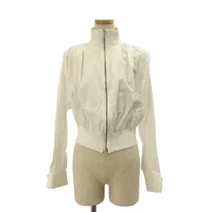 【美品】  KANAKO SAKAI / カナコサカイ | ORGANIC COTTON ZIP-UP SHIRT ジップ シャツ | 34 | ホワイト | レディース