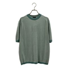 Theory 半袖ニットシャツ M ライトグリーン
