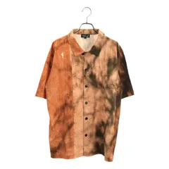 Agnes b. HOMME / アニエスベーオム | CHEMISE MAUI コットン プリント シャツ | 1 | オレンジ/ブラック | メンズ