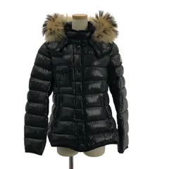 MONCLER / モンクレール | ARMOISE / ファー ダウン ジャケット / フード着脱可 | 5 | ブラック | レディース
