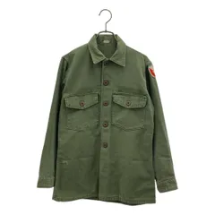 VINTAGE / ヴィンテージ古着 | U.S.ARMY アメリカ軍 OG-107 コットンサテン ミリタリー ユーティリティシャツ | カーキ | メンズ