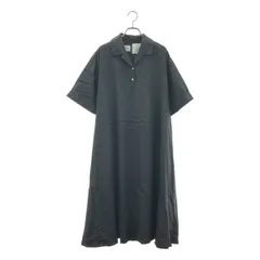 foufou / フーフー | THE DRESS オープンカラー シャツワンピース | 1 | ブラック | レディース