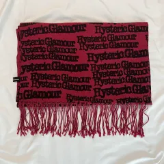 HYSTERIC GLAMOUR ヒステリックグラマー タイプ ロゴ レタリング スツール マフラー