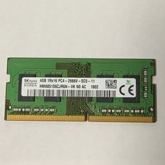 SK hynix 4GB DDR4 2400T ノートPC用メモリ 本体 - メルカリ