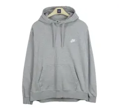 19588 NIKE 冬 起毛 WHO フードTシャツ 115 男 スウェット 長袖Tシャツ ブランド古着