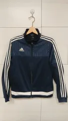 アディダス ネイビー 3本線 トラックジャージ 110サイズ 厚手ジャージ