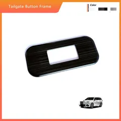 【送料無料】24年式 レクサスTX 尾門ボタンフレーム ステンレス製 3色選択可（アヤシルバー/光沢ブラック/カーボンファイバー調）内装パーツZX07