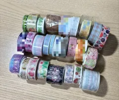 22個) マスキングテープまとめ出品 (新品マスキングテープ含む/ダイアリーデコ)