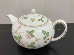 WEDGWOOD ウエッヂウッド WILD STRAWBERRY ワイルドストロベリー ティーポット S  600ml ブランド食器 人気 高級 