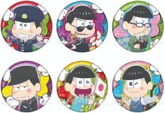 【新品】バッジ・ビンズ 【ボックス】おそ松さん キラキラ缶バッジ はたらく6つ子