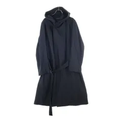 Yohji Yamamoto POUR HOMME (ヨウジヤマモト プールオム) 18AW フーデッド ロングコート ブラック HV-C98-148のサムネイル