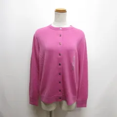 ユニクロ UNIQLO エクストラファインメリノ クルーネック カーディガン XL ピンク 長袖 ウール ニット タグ付き
