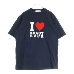 UNDERCOVER (アンダーカバー) 23SS TEE I LOVE KRAUT ROCK アイラブクラウトロッククルーネック半袖Tシャツ ブラック UC1C3806
