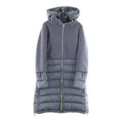 HERNO (ヘルノ) ウール レイヤードダウンコート ロングコート グレー 14452-13731-4