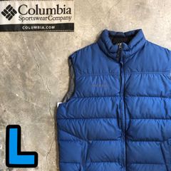 Columbia convert ダウンベスト ネイビー LL 042 - メルカリ