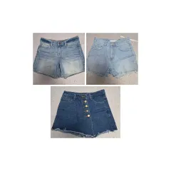 デニムキュロット、デニムハーフパンツ、ZARA デニムハーフパンツ 55サイズ 3個まとめて