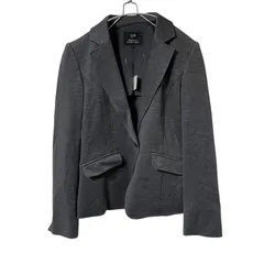 ZK16【美品】23区 テーラードジャケット ジャケット ストレッチ グレー サイズ34