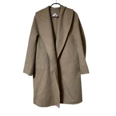 ZK16 Max Mara Cucito a Mano マックスマーラ クチートアマーノ ガウンコート キャメル サイズ40