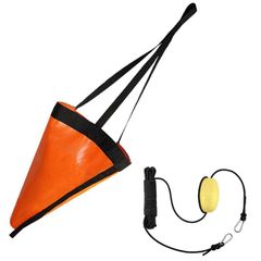 New Arrivals: Parachute Buoy Float Anchor Carabiner Tow Rope Sinker for Sea Fishing, Boat, Kayak, Canoe, SUP, Rubber Avidora
