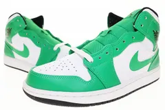 ナイキ NIKE AIR JORDAN 1 MID LUCKY GREEN 27.5cm DQ8426-301 AJ1 エア ジョーダン ミッド ラッキーグリーン 【ブランド古着ベクトル】【中古】 ▲■250828