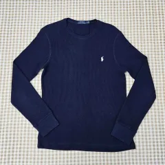 ポロラルフローレン ワッフル スリーブ コットンTシャツ メンズ100サイズ