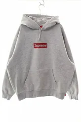 シュプリーム SUPREME 23SS INSIDE OUT BOX LOGO HOODED SWEATSHIRT HEATHER GREY L インサイド アウト ボックス ロゴ フーデッド パーカー ヘザー グレー 【中古】☆AA★250223