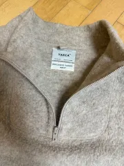 YAECA ヤエカ フリース ハーフジップアップ