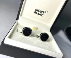 美品　MONTBLANC カフス　オニキス　 オーバル　シルバー　ブラック 楽天市場】【ジュエリー】MONTBLANC モンブラン マイ
