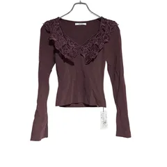 B071 【タグ付き 未使用】 SNIDEL スナイデル ニット セーター 長袖 カジュアル レディース F