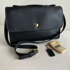 Rare Vintage Coach Avenue Bag Black Leather Shoulder Bag USA