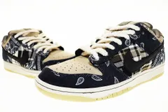 ナイキ NIKE SB DUNK LOW PRM QS TRAVIS SCOTT 2020 28.5cm PREMIUM CT5053-001 エスビー ダンク ロー プレミアム トラヴィス スコット コラボ 【中古】☆AA★▲■250124