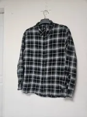 H&M チェックシャツ XL 105号 純綿