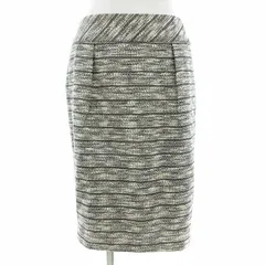 エポカ EPOCA 美品 タイトスカート ツイード ひざ丈 40 M グレー /AE