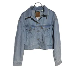 B071 【タグ付き 未使用】 Levi's リーバイス デニム ジャケット ジージャン Gジャン ブルー レディース S