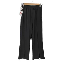 ビューティーアンドユースユナイテッドアローズ BEAUTY ＆ YOUTH UNITED ARROWS クレープ フロントスリット フレアパンツ  レディース JPN：S 