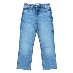 ZARA THE HW SLIM ハイウエスト スリム テーパードデニム ライトブルー サイズ34 レディースS ザラ