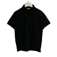 MONCLER 23ss ポロシャツ ブラック バックロゴ M - メルカリ