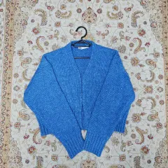 ZARA ウール混 ニット クロップド カーディガン M