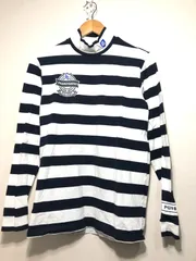 011020 PEARLY GATES 長袖 ボーダー モックネック カットソー 5 ロンT パーリーゲイツ