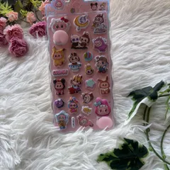 新作追加　おしり　3D ぷっくりシール　ラブブ　しんちゃん　ぷくぷくシール　限定　大人気　在庫限り　オーロラ　サンリオ　ステッカー　シール　日本未入荷　レア　ボンボンドロップシール　キティー　ハローキティ　マイメロディ　海外版　サンリオ　BONBONDROP