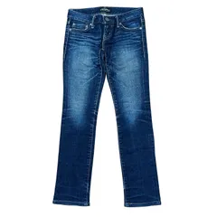 MOUSSY ローライズ スキニーデニム インディゴ サイズ24 レディースXS マウジー