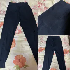 lululemon スタイル ブラック ニット ジョガーパンツ フリーサイズ トレーナー ズボン