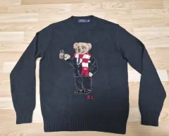 (レアアイテム)ポロラルフローレン マティーニベア ココアベア メンズ ニットウェア