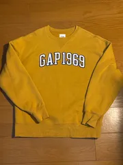 OLD GAP オールドギャップ　オーバーサイズ　ゆるダボ　スウェット　トレーナー　からし色　イエロー　XL相当　オールドユニクロ　ビームス　ジャーナルスタンダード　フリークスストア　シップス　アバハウス