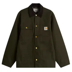 カーハート メンズ アウター コート Carhartt WIP Lined Michigan Coat Olive Black ブラック