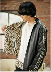 adidas レオパード ヒョウ柄 リバーシブル 양면 ウィンドブレーカー トラックジャージ ジャケット ジャージ