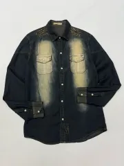 ヴィンテージ ウェスタン ダメージ デニムTシャツ