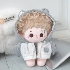 10cm ぬいぐるみ服 着せ替え 耳付き パーカー ちいかわ ぬい活 推し活 推しぬい 綿人形 棉花娃娃 ちびぬい服 ちびぐるみ コットンドール cotton doll-B3212