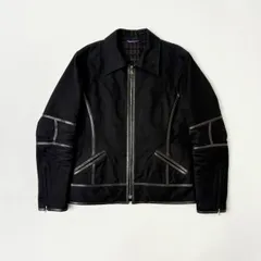 00s Paul Smith COLLECTION leather piping jacket