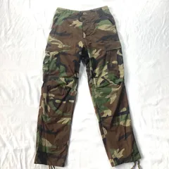 US.ARMY 米軍 BDU TROUSERS 80s BDUカーゴパンツ カーキ カモフラ ボタンフライ 8415-01-084-1709 ミリタリーパンツ